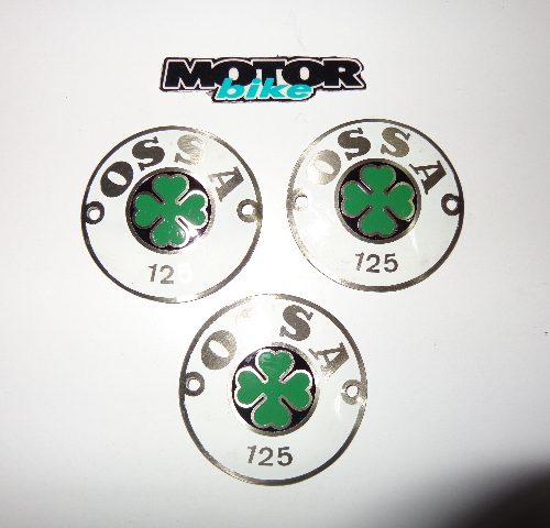 ANAGRAMAS OSSA 125 METALICOS ( 3 UNID).