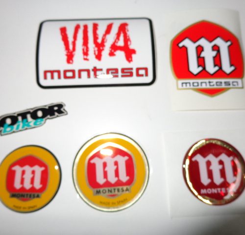 ADHESIVOS MONTESA LOTE DE 5 ADHESIVOS