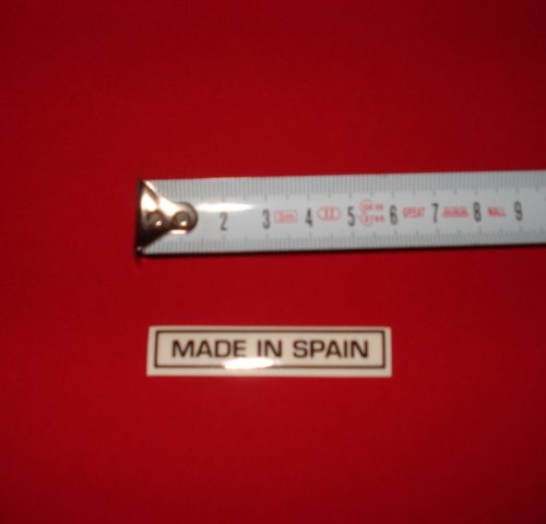 ADHESIVO MADE IN SPAIN TRANSPARENTE