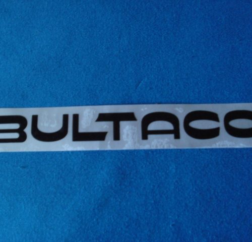 ADHESIVO BULTACO NEGRO, DE 17 CM