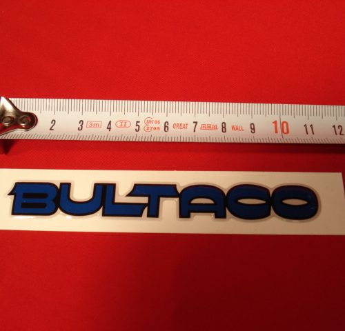 ADHESIVO BULTACO AZUL 11 X 1,50 RESINA