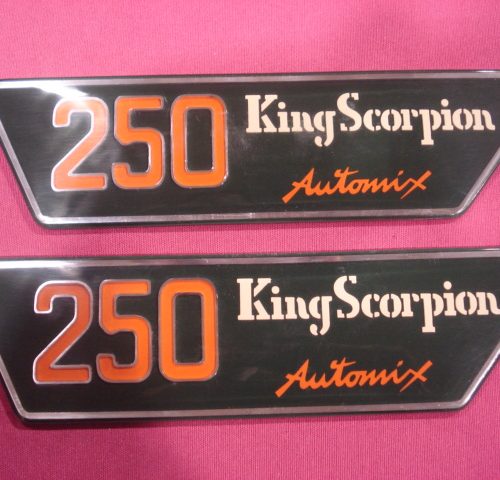 ANAGRAMAS MONTESA KING SCORPION ORIGINALES METACRILATO