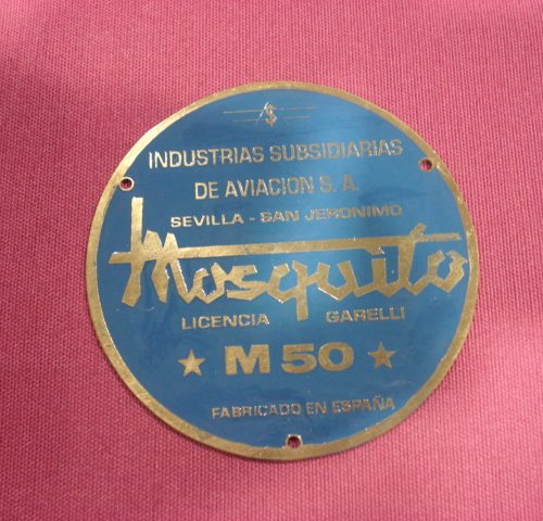 PLACA DE MOSQUITO AZUL
