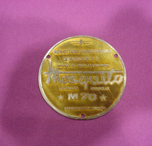 PLACA DE MOSQUITO M-70