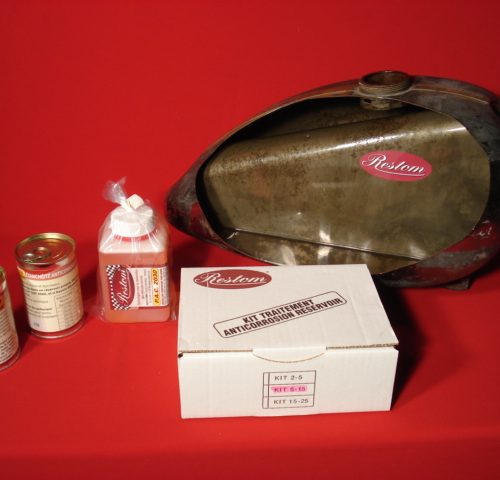 KIT TRATAMIENTO DEPOSITO GASOLINA RESTOM DE 5 A 15 LITROS