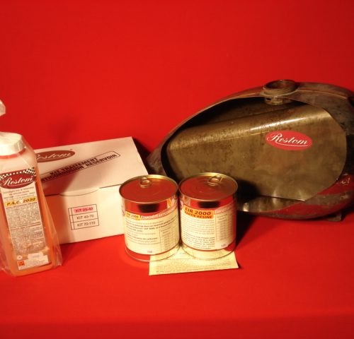 KIT TRATAMIENTO DEPOSITO GASOLINA RESTOM DE 25 A 40 LITROS