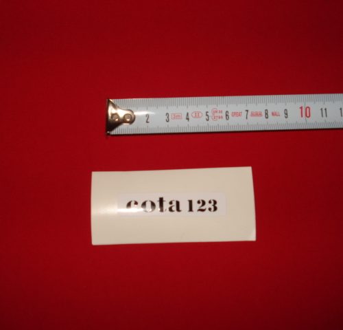 ADHESIVO MONTESA COTA 123 ( EN BLANCO)