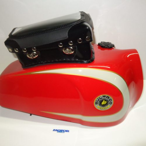 DEPOSITO BULTACO MATADOR 250 MK5 SD RESTAURADO CON BOLSA PIEL