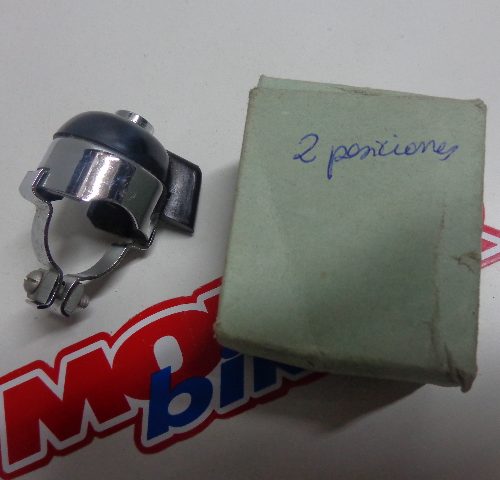 LLAVE DE LUCES REDONDA NEGRA DE DOS POSICIONES ( MONTESA, SANGLA)