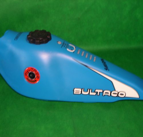 DEPOSITO BULTACO SHERPA 6 V, CON TAPON Y ADHESIVOS