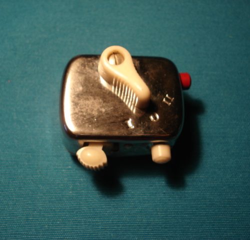 LLAVE DE LUCES LAMBRETTA CON BOTON ROJO, ORIGINAL.