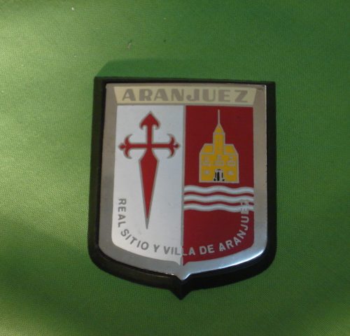 PLACA METALICA DE ARANJUEZ DE 6X8 CON MARCO