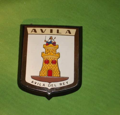 PLACA METALICA DE AVILA 6 X 8 CON MARCO