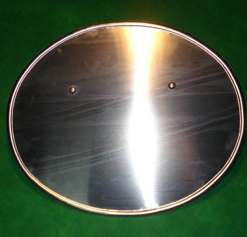 PORTA NUMEROS OVALADO DE ALUMINIO CON ANCLAJES