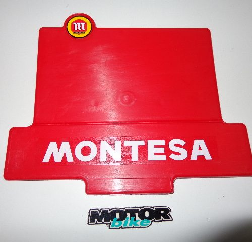 PORTA NUMEROS MONTESA COTA EN ROJO CON ADHESIVOS