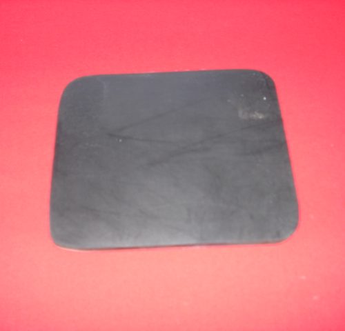 PORTA MATRICULA BULTACO MONTAÑA, EN GOMA NEGRA DE 16 X 14