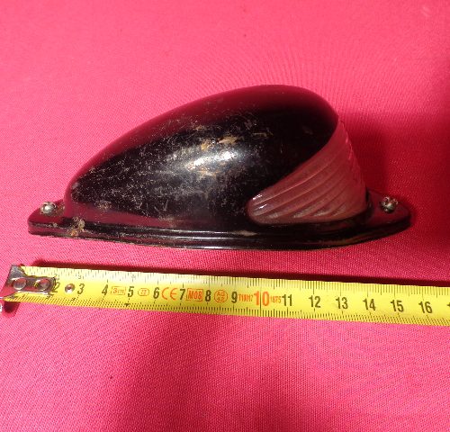 PILOTO GUARDABARROS NEGRO DE 16 CM