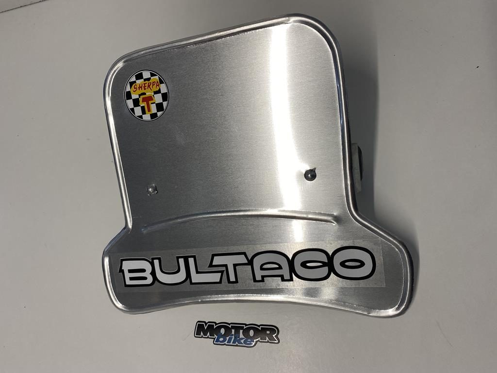Porta numeros de aluminio bultaco sherpa