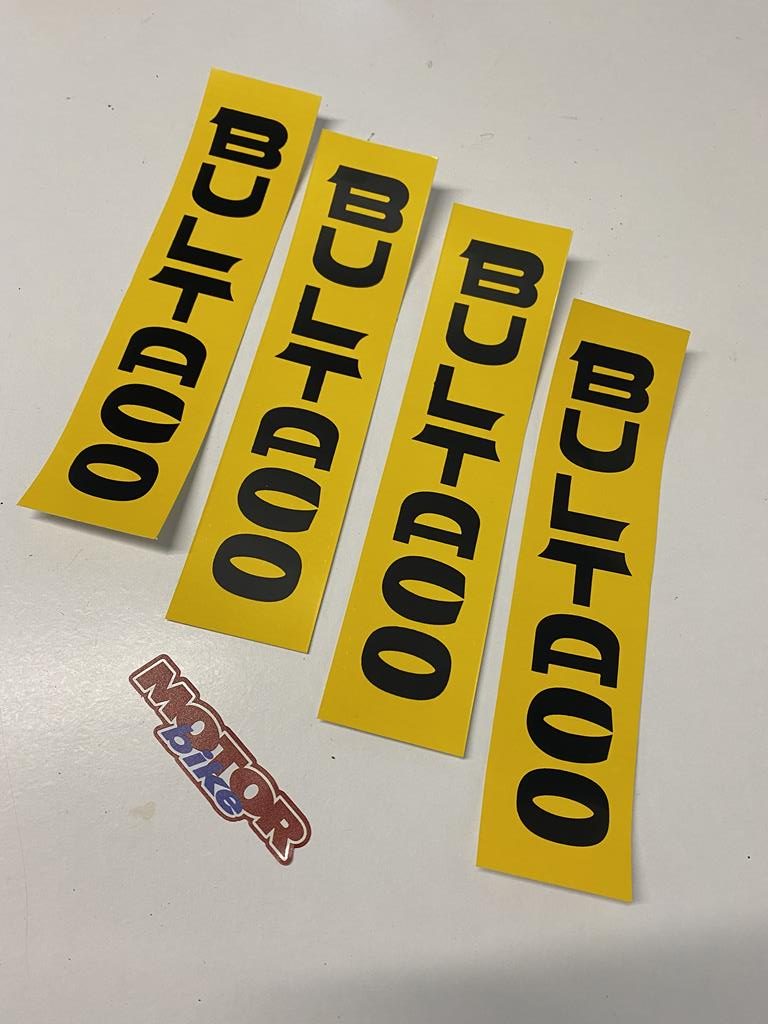 4 Adhesivos Bultaco para horquilla